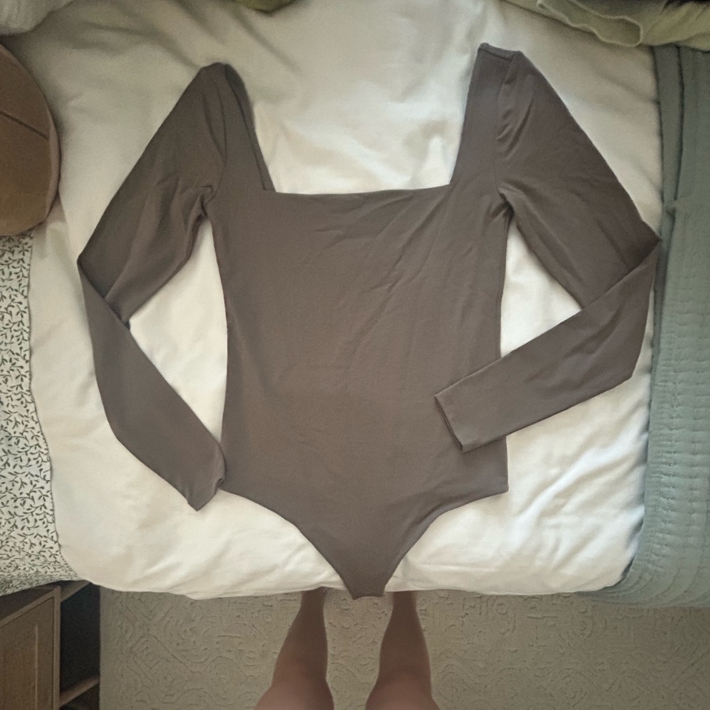 Brand new nuuds square neck body suit